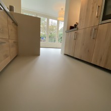 PU gietvloer keuken Huizen PU gietvloer keuken Huizen